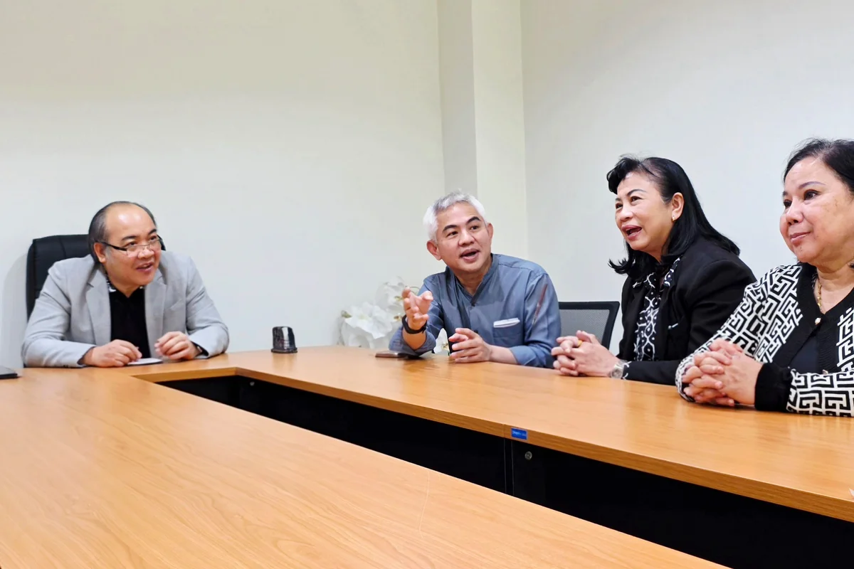 ให้การต้อนรับคณะผู้บริหารจาก KUMIAI Healthcare ประเทศญี่ปุ่น วันพุธที่ 5 พฤศจิกายน 2568