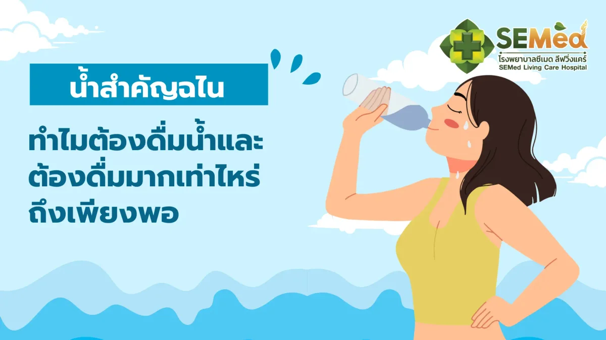 น้ำสำคัญไฉน ทำไมต้องดื่มน้ำและต้องดื่มมากเท่าไหร่ถึงเพียงพอ