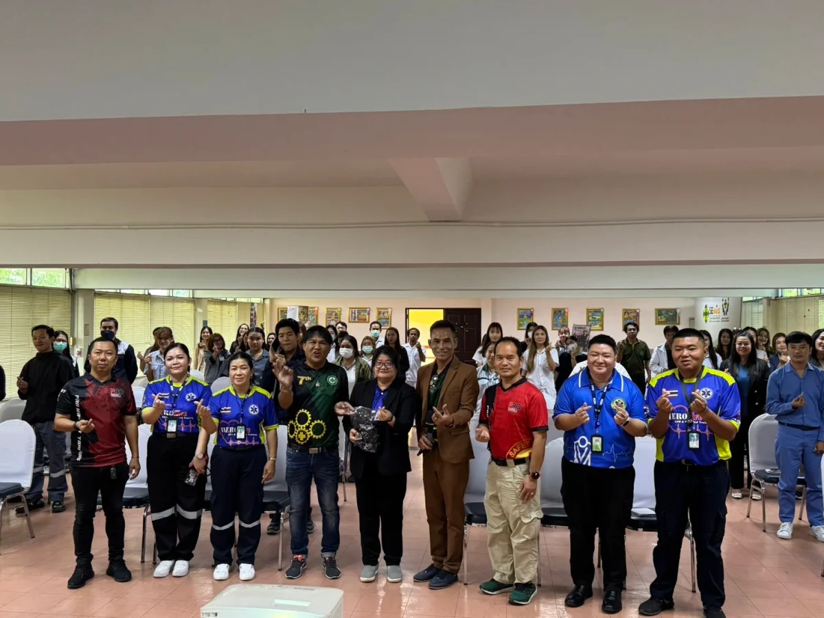 ภาพบรรยากาศกิจกรรม “โครงการ CSR หลักสูตร การปฐมพยาบาลเบื้องต้น และ การช่วยเหลือคืนชีพ CPR & AED” วันพุธที่ 30 เมษายน 2568
