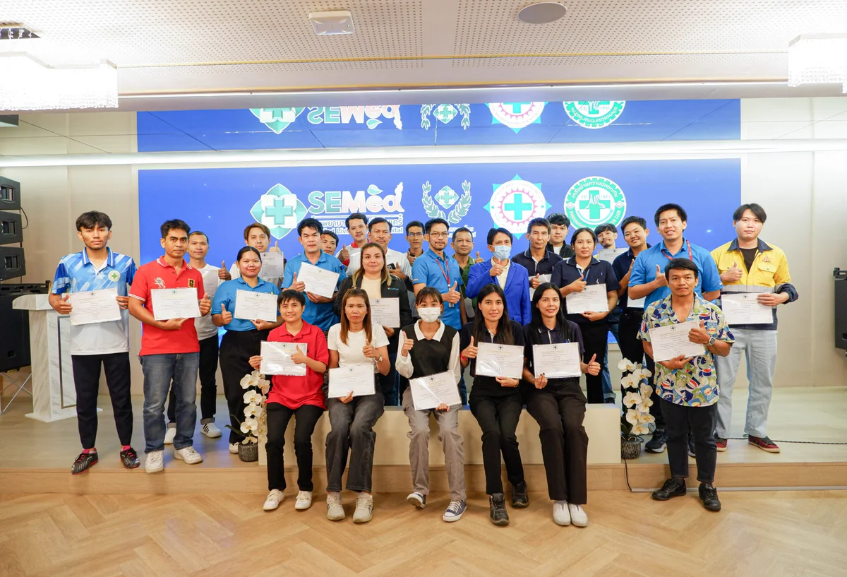 ภาพบรรยากาศกิจกรรมอบรมหลักสูตร”คณะกรรมการความปลอดภัย อาชีวอนามัยและสภาพแวดล้อมในสถานประกอบกิจการ (คปอ.) เมื่อวันที่ 18-19 มิถุนายน 2568