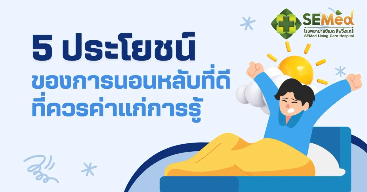 นอนดีมีชัย! 5 ประโยชน์สุดเจ๋งของการนอนที่คุณต้องรู้